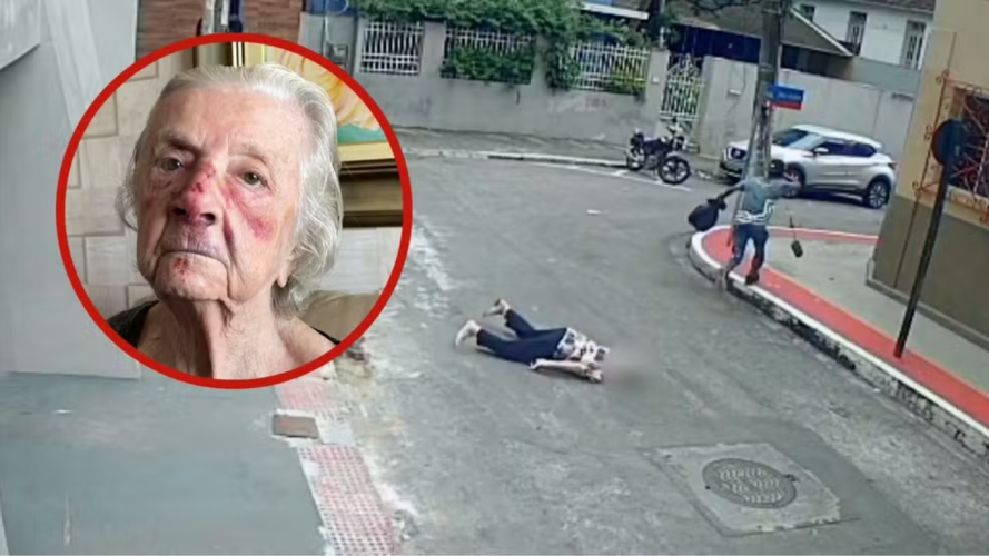  Aposentada diz que não guarda rancor de ladrão que derrubou em Vitória
