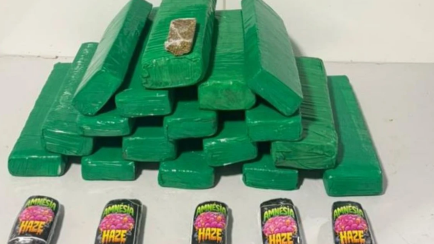  Dupla é presa com carga de droga avaliada em mais de R$ 70 mil 