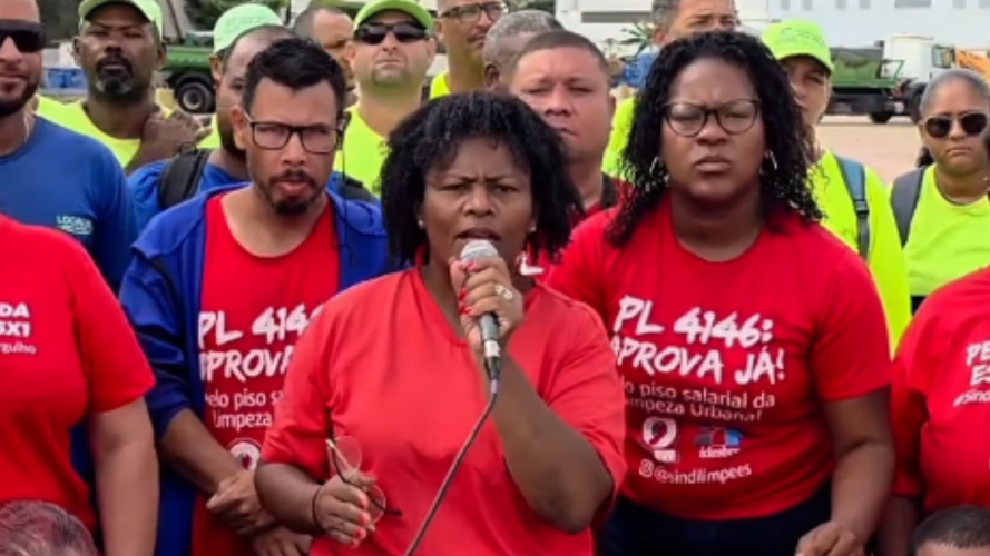 Limpeza pública parada no Espírito Santo por causa de manifesto de trabalhadores