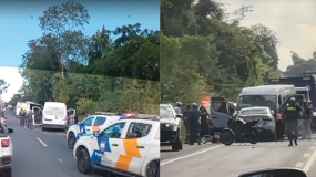 Acidente deixa vítima fatal e feridos na BR 101, em Linhares