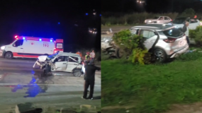 Batida de frente entre dois carros deixou 7 feridos na BR 101, em Linhares