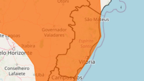 Espírito Santo sob alerta laranja para chuvas intensas no Estado