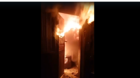  Morador fica ferido após incêndio em residência em Linhares