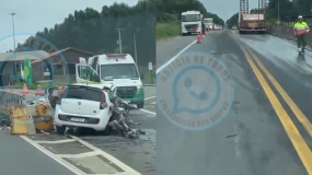 Quatro feridos em grave acidente na BR 101, em Conceição da Barra
