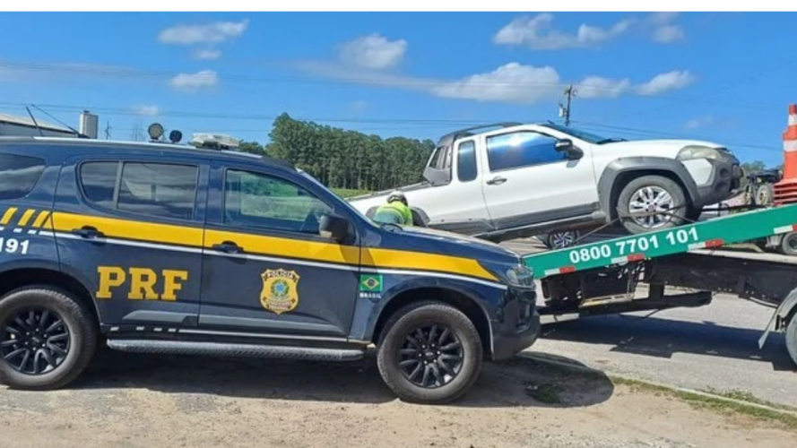 PRF recuperou em Linhares veículo roubado em 2016