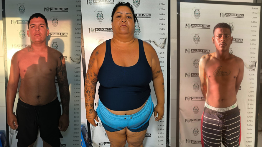 Suspeitos de tráfico e violência doméstica são presos pela polícia em Linhares